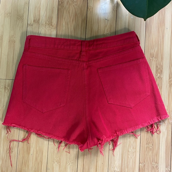 Red Racer Shorts - Picture 2 of 2